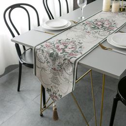 Table Runner Modern Minimalist Jacquard Cloth cloth Dinner Luxury Home Decor Coffee el Bed s 230105