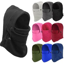 Berets Fashion Winter Warm Fleece Beanies Hats Skull Bandana Neck Warmer Balaclava Face Warmming Wargame Cap Special Forces Unisex Hat