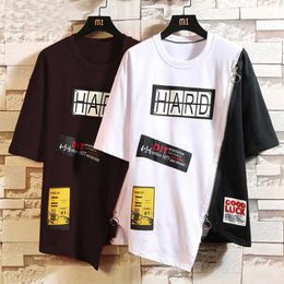 Men's T Shirts 2023 Shirt Mens Hip Hop Tshirt Streetwear Summer Cotton Harajuku Short Sleeve Tops Tees Street Wear Clothes