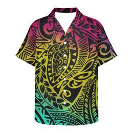 Men's Casual Shirts Cumagical 2023 Arrival Hawaii Style Custom Blank For Boy Short Sleeve Men Plus Size T-Shirt