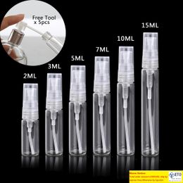 Gramme Mini Clear Glass Spray Bottle Atomizer Refillable Perfume Bottle Vial Fine Mist Empty Cosmetic Sample Gift Container