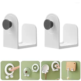 Kitchen Storage 2pcs Wall Pot Cover Rack Home Lid With Nail-free Glue