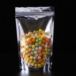 Empty Stand Up Food Storage Bag Aluminum Foil Pouch for Backpack Boyz Coffee Nuts Packing Maylar bags