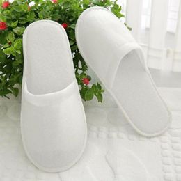 Bath Accessory Set 10 Pairs SPA El Guest Slippers Close Toe Type Slippers-Closed Non Slip Disposable For Womens Men Travel