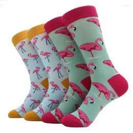 Men's Socks Thefound Mens Cotton Colorful Fashion Fancy Casual Middle Sock Male SOX Gift