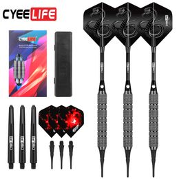 Darts Cyeelife 18g/ 20g soft dart safety practice home entertainment adult competition fall resistant integrated set 0106