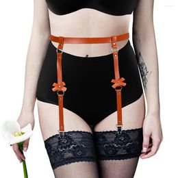 Belts Fetish Stockings Garters Skirt Leather Harness For Women Sexy Lingerie Punk Gothic Style Dress Dance Rave Clothes Suspender Belt