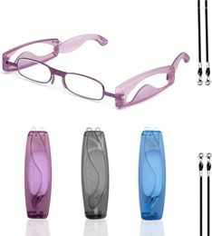 Sonnenbrillen Klappende Lesebrillen Mini Tragbare Leser Blaues Licht Blockierende für Männer Frauen Designer faltbare Taschenbrille Brille