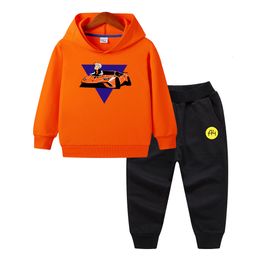 Clothing Sets 100 Cotton Merch A4 Gelik Lamba Boy Kids Hoodies Suit Quality Comfortable Girl Baby Hooded Sweatshirts Casual Children 230105