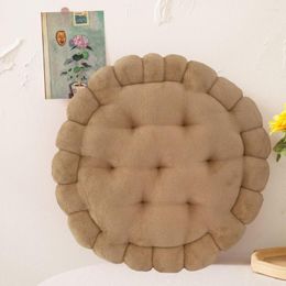 Pillow Beautiful Seat Soft Breathable Likeable Cookies Shaped Mat Round Pad For Sofa