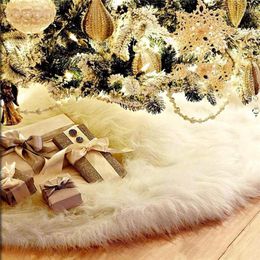 Christmas Decorations Tree Plush Skirt Merry Decoration Party Artificial Fur Navidad