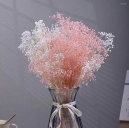 Decorative Flowers Wedding Beauty Forever Dried Million Babybreath Bouquet Nature Dry Eternell Gypsophila Flower Mini Babys Breath For Home