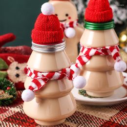 Storage Bottles Creative Plastic Jar Christmas Tree Decorative Wedding Center Candy Jars