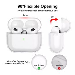 ro 2 2nd Generation Air Pods 3 Earphones Airpod Pros ANC Volume Control Headphone Accessories Silicone Protective Cover Shockproof Case 58615
