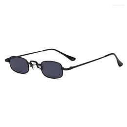 Sunglasses ZFYCOL Luxury Small Square Men Vintage Metal Eyeglasses Frames Women Fashion Gothic Shades Sun Glasses Male UV400