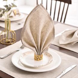 Table Napkin Pack Of 12 Linen Napkins Party Tablecloths Dinner Restaurant Home Wedding Fabric