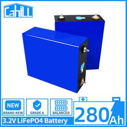 3.2V 280Ah Lifepo4 Battery 4/8/16/32PCS DIY 12V 24V 48V Rechargeable Battery Pack for RV Boat Solar Storage System Golf Cart