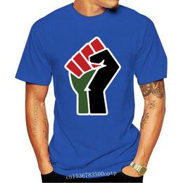 Men's T Shirts Red Black And Green Fist Shirt - All SizesMen's