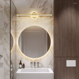 Wall Lamps Modern LED Mirror Light For Bathroom Makeup Bedside Bedroom Living Room Gold Stair Aisle Lighting