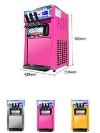 Ice Cream Making Machine Desktop Soft Prices Commercial Cylinder Gelato Hard Serve Ice Cream Maker