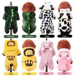 Dog Apparel Pet Clothes Autumn And Winter Warm Cat Teddy Bear Law Fighting Puppy Into Costume Clothing