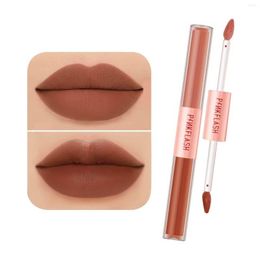 Lip Gloss And Makeup Color-Preserving Lipstick Double-Headed Cup Make-Up Moisturising Set Waterproofs Tinted