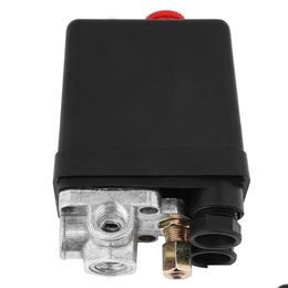 Switches Heavy Duty 240V 16A Four Port Air Compressor Pressure Switch Control 90Psi 120Psi Drop Delivery Office School Business Indu Dhwkj