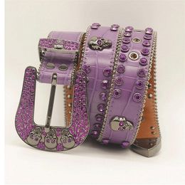 Designer women's fashion belt with 18 color optional PU punk wind belt width of 38 mm diamond waistbands Women Mens Alloy bb belts Womens ceinture cinturon cinture