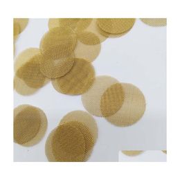 Smoking Pipes 100 Pcs Pipe Philtre Mesh 19Mm Brass Sns Round Gauzes Philtres For Bowls Drop Delivery Home Garden Household Sundries Ac Dhiz7