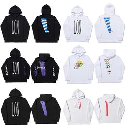 Hoody Mens Womens Designers Hoodies Fashion Man Long Sleeve Vlones Hoodie Clothing Sweaters Hip Hop Cotton Clothes Sweatshirts Size S-XL