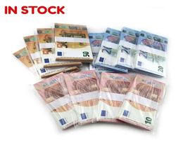2022 New Fake Money Banknote 5 20 50 100 200 US Dollar Euros Realistic Toy Bar Props Copy Currency Movie Money Fauxbillets FY43007357179