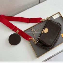 Whole discount Designer Women bags Handbag Shoulder Bag original box luxury flower letters clutch purse woman three in one2131