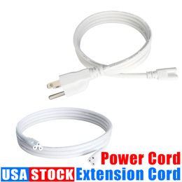 T5 T8 3pin Connector Cable Extension Cord Switch For Integrated Led Tube Power With US Plug 1FT 2FT 3.3FT 4FT 5FT 6 FT 6.6FT 100 Pcs Crestech
