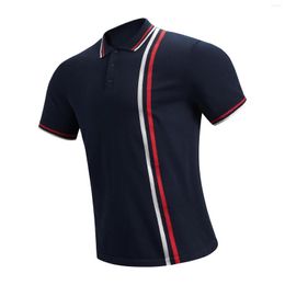 Herren Polos Altairega Modemarke Polo Shirts Sommer lässige Baumwolle Feste Farbe für Männer