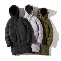 Men s Jackets Long Coat Large Size 7XL 8XL Winter Cotton Padded Jacket Oversize Husband Hood Parka Outerwear Thick Warm Windbreaker Male 230106