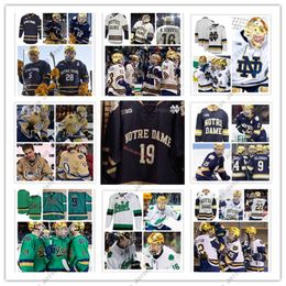 College Hockey Wears ND 8 Justin Janicke Hockey Jersey 17 Pierce Crawford Jersey 22 Jack MacNab 24 Spencer Stastney 3 Adam Karashik 4 Nick Leivermann 5 Chase