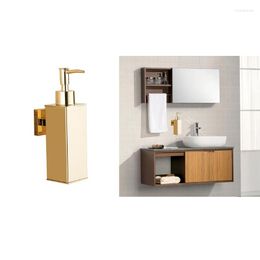 Storage Bottles Wall Mount Manual Soap Dispenser Cuboid Box Hand Press Conditioner Sanitizer Shampoo Shower Dropship