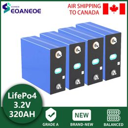 1-32PCS 3.2V 310AH 320AH Lifepo4 Battery 12V 24V 36V 48V Rechargeable Cell Pack for Electric Car RV Solar Energy Storage System