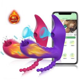 Beauty Items sexy Toys For Woman 3 in 1 Bluetooth APP Dildo Vibrator Female Wireless Remote Control Sucker Clitoris Stimulator Couple Adult 18