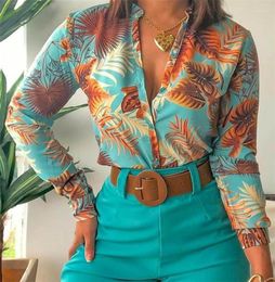 Women's Blouses 2023 Spring Summer Women's Wear Light Mature Long Sleeve Printed Stand Collar Shirt Top Fashion Personality Retro