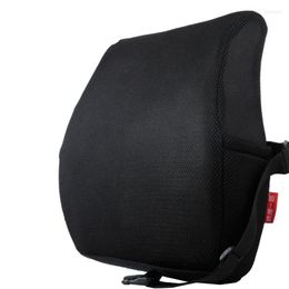 Pillow Big Chair Pain Waist Office Back Lumbar Support With Adjustable Straps Memory Foam