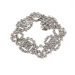 Anklets Rhinestones Flower Shoe Clips Wedding Party Buckles Decoration