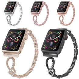 Fashion Women Diamond Bracelet Strap for Apple Watch Band Series 8 7 6 SE 5 4 3 Luxury Detachable Strap iwatch Ultra 49mm 41mm 45mm 40mm 44mm 38mm 42mm Belt