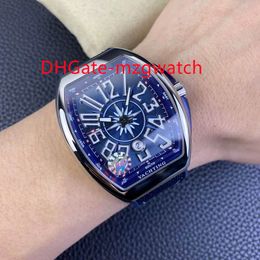 ZF Watch V45 Mechanical 9015 movement 45 MM Size 45MM Rubber watch band Sapphire crystal glass waterproof