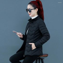 Women's Trench Coats Autumn Winter Women Jacket Short Cotton Outwear Female Coat Padded Warm