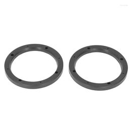 Interior Accessories Speaker Gasket ABS Plastic Adapter Rings Dustproof 18cm OD Universal For Auto