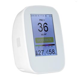 Portable Air Quality Detector Indoor/Outdoor Digital PM2.5 Formaldehyde Gas Monitor LCD HCHO & TVOC Tester With Battery
