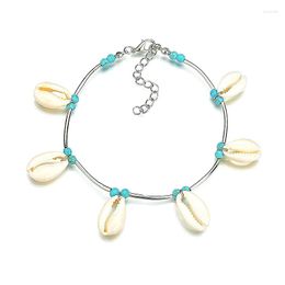 Anklets 2023 Vintage Shells Beads Starfish Sea Beach For Women Anklet Leg Bracelet Handmade Bohemian Jewellery