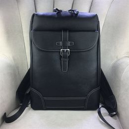 7A Luxurious Designer Black embossing Backpacks Handbags Men Leather Backpack School Bag Fashion Knapsack Back pack Presbyopic Rucksack Shoulder Bags dunks