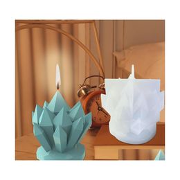 Craft Tools Iceberg Modelling Flower Cluster Candle Sile Mould 3D Making Diy Ice Soap Resin Release Nonstick Drop Delivery Home Garden Dh3Ba